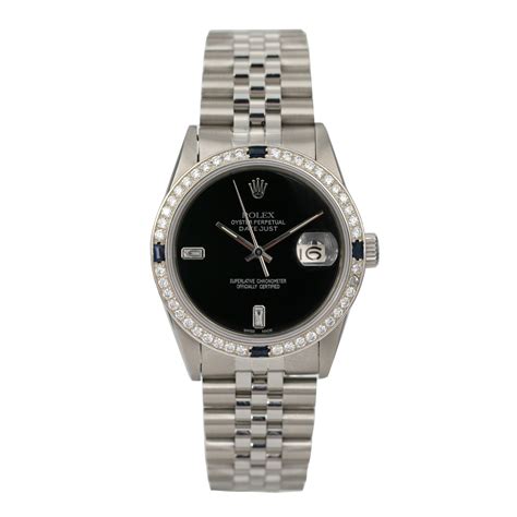 rolex 36mm 3ctw baguette bezel